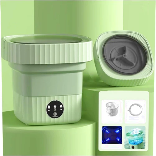 Samsung Seiko Mini Washing Machine 10L Upgraded With Spin Basket, Small Clothes Folding Washing Machine of Underwear, Portable Washer Baby and Small Clothes,Suitable for Home Apartments Dormitories, Hotels