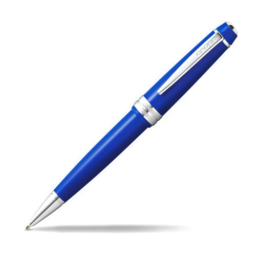 Cross Bailey Light Polished Resin Refillable Ballpoint Pen, Medium Ballpen, Includes Premium Gift Box - Blue