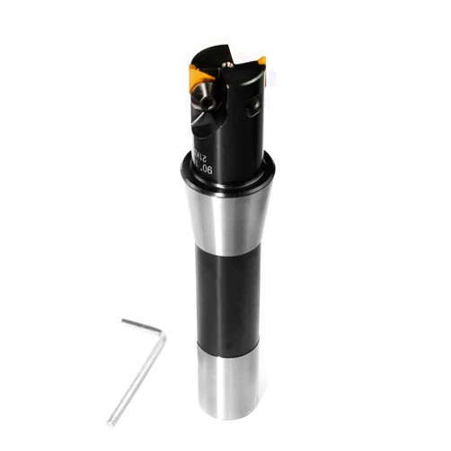 OSCARBIDE Indexable End Mill, TP22, R8 Shank, 1