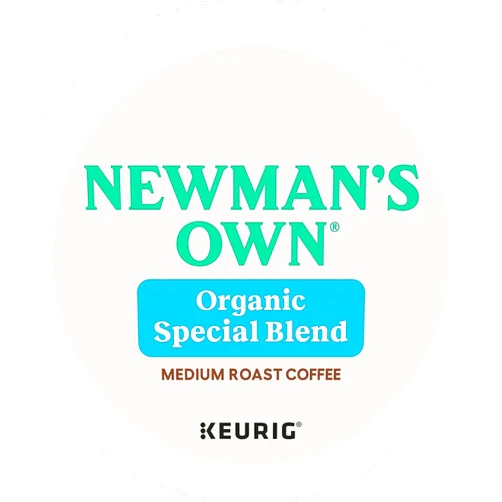 Newman's Own Organics, Special Blend, Single-Serve Keurig K-Cup Pods, Medium Roast, 120 Count (5 Boxes of 24 Pods)