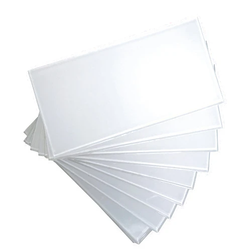 Art3d 4 Sq Ft Glass Backsplash Tiles, 32-Piece Glass Peel and Stick for Kitchen or Bathroom, 3