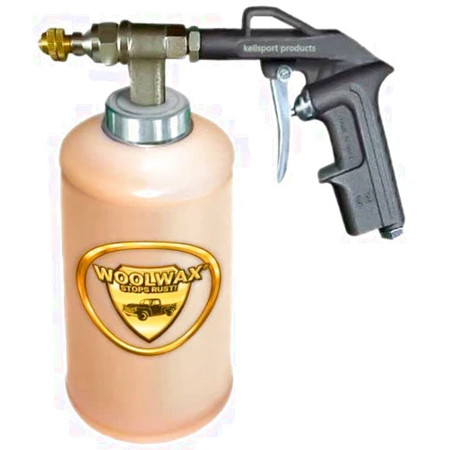 Woolwax® Pro Undercoating Gun with (1) Full Quart of Woolwax® Straw (Clear) Color.