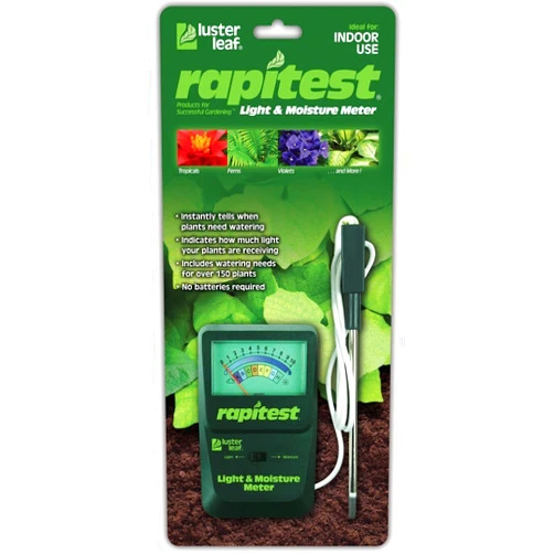 Luster Leaf Products Luster Leaf 1830 Rapitest Moisture and Light Combo Meter