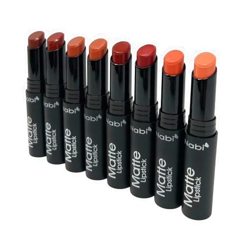 Generic Nabi 8 Different Assorted Brown Colors Matte Lipstick Set, To Suit Every Style and Occasion, Intensity and Long Lasting, High Pigmented Lip Makeup