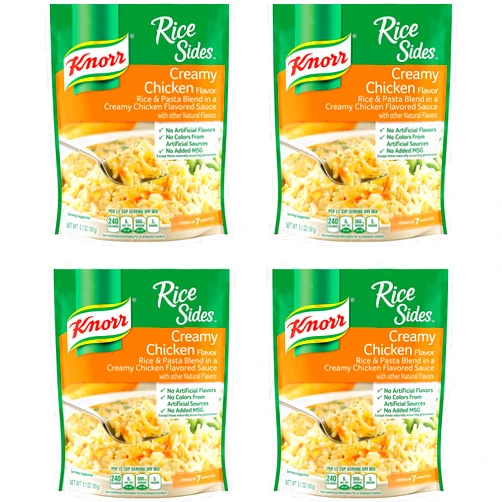 Knorr Rice Side Dish, Creamy Chicken, 5.7 oz (Pack of 4)