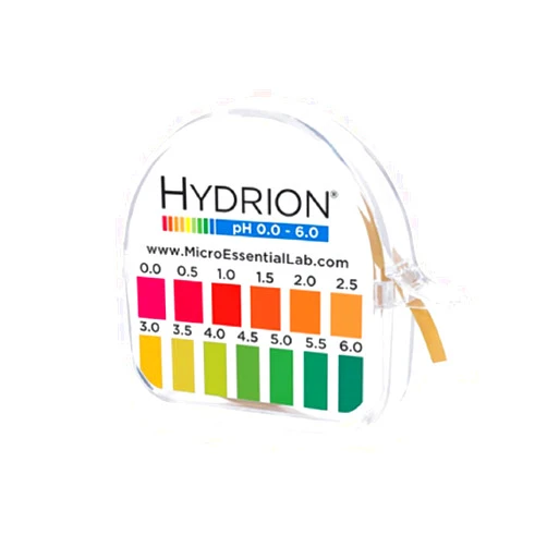MicroEssential Hydrion S/r Dispenser 0.0-6.0 Ph Range 96 - 15 Ft Roll w/ Color Chart/ Dispenser