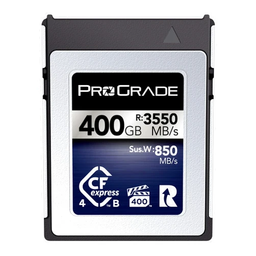ProGrade Digital Memory Card - CFexpress 4.0 Type B for Cameras | Optimized for Express Transfer of Files & Large Storage | 400GB Iridium Series