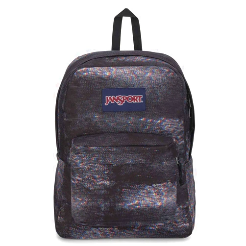 JanSport SuperBreak One Backpacks - Durable, Lightweight Bookbag with 1 Main Compartment, Front Utility Pocket with Built-in Organizer - Premium Backpack, Screen Static
