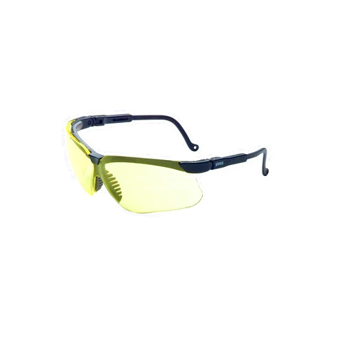 Honeywell Uvex Genesis Safety Glasses with Uvextreme Anti-Fog Coating, Black Frame