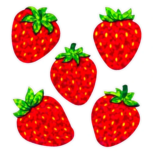 SMJ Designs Strawberries Sticker Vinyl Waterproof Sticker Decal Car Laptop Wall Window Bumper Sticker 5
