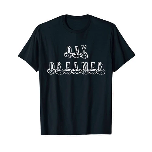 Day Dreamer In The Clouds Day Dreamer Cute Fluffy Cloud Rainbow Daydreamer Imagination T-Shirt