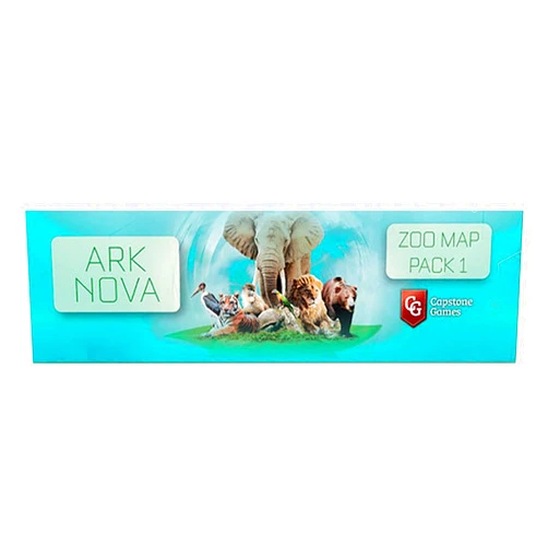 Capstone Games Ark Nova: Zoo Map Pack 1 - Game Accessory Pack, Expand Your Collection, All New Mechanics and Layouts to Explore