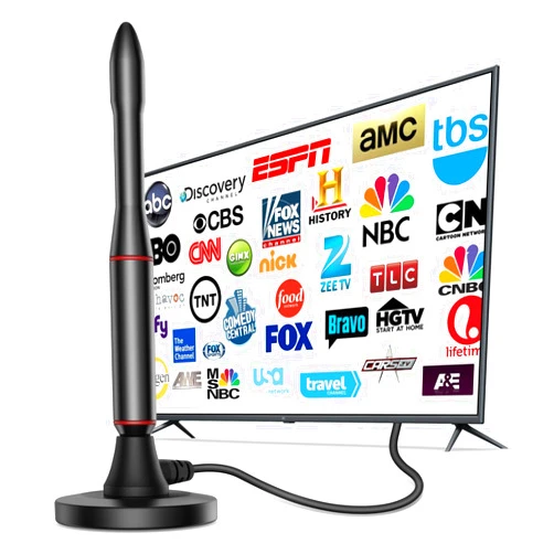 Oaitree TV Antenna Indoor,650+ Miles Long Range Digital Antenna Indoor for All TV,Antenna for Smart TV for Local Channels,Supports 4K, 1080p