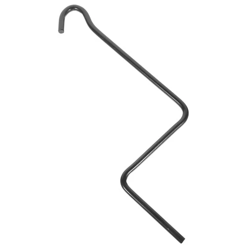 iplusmile Trailer Jack Handle Replacement Crank with Straight Hook Rod Automotive Jack Accessories for Precise Tire Lifting Control and Comfortable Grip 10.62In