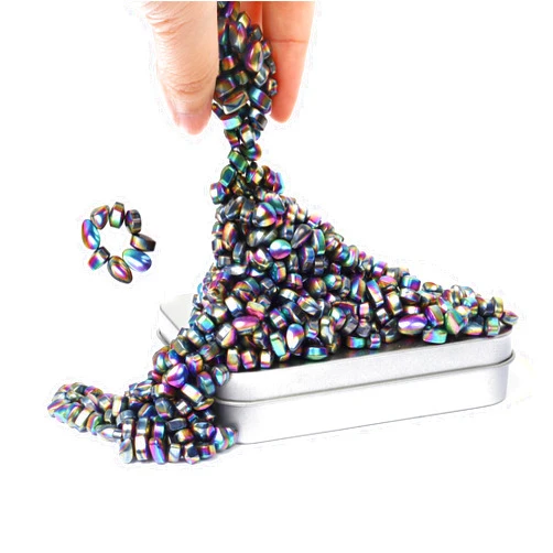 CUDNY Over 500 Colorful Weak Magnetic Ferrite Putty Stones Desk Fidget Toys for Adults.