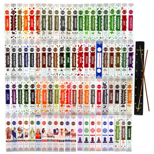 Trumiri Incense Sticks - Insence-Sticks - 12 Random Scents Variety Pack of Insense Inciensos - 20 Inscents-Sticks per Scent - Total 240 Incents + Holder Burner