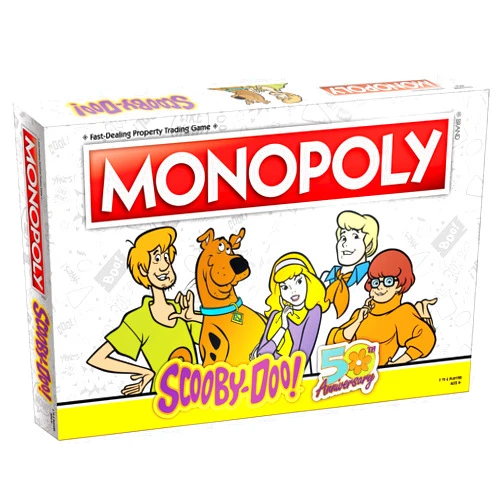 USAOPOLY Monopoly Scooby-Doo! Board Game | Official Scooby-Doo! Merchandise Based on The Popular Scooby-Doo! Cartoon | Classic Monopoly Game Featuring Scooby-Doo! Characters