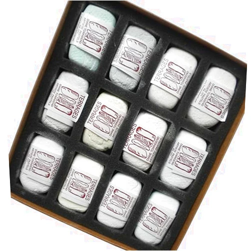 FineArt Diane Townsend Handmade Terrages Sets - White Out Set of 12 Pastels