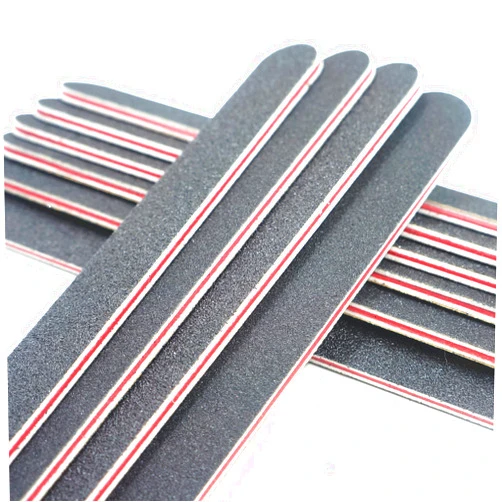 VIVID TELLA Nail Files Black Straight Nail File Double Sided Vivid Stella Emery Board Sold by VIVI Nail