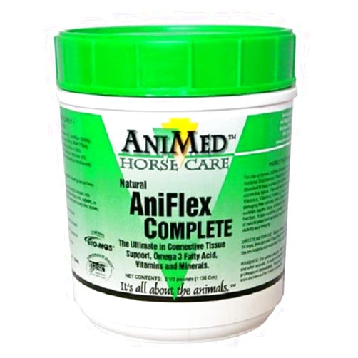AniMed AniFlex Complete 1 lb Joint Supplement Vitamin Omega 3 Connective Tissue Support 16oz