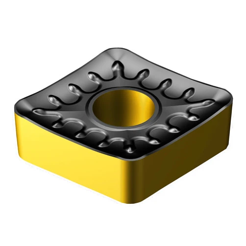 Sandvik Coromant, CNMM 434-QR 4315, T-Max P Insert for Turning, Carbide, Diamond 80°, Neutral Cut, 4315 Grade, Ti(C,N)+Al2O3+TiN, Inveio™ Coating Technology (Pack of 10)