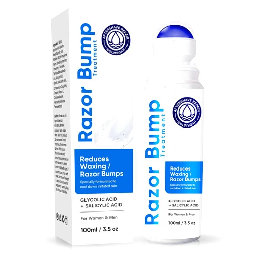 IFuntecky Ingrown Hair Treatment, Razor Bump Treatment for Bikini Area, Ingrown Hair Serum Solution for Ingrown Hairs & Razor Burns, Suitable for Women and Men
