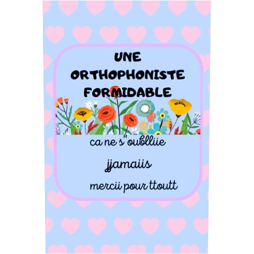 Moh Edition Une Orthophoniste Formidable ça ne s'oublie jamais merci pour tout: Carnet de Notes ligné | Idée Cadeau Original D’anniversaire, Noël ou Appréciation ... ou anniversaire. 120 pages. (French Edition)