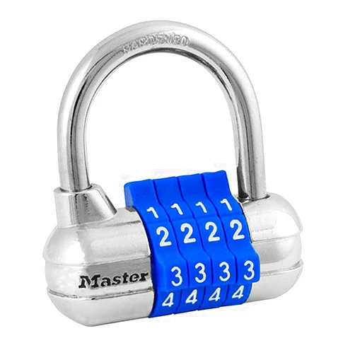 Master Lock Set Your Own Combination Padlock, Gym Locker Locks with Code for Securing Indoor Valuables, Color May Vary, ‎1523D
