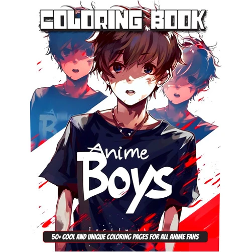 By Milton Arnold (Author) Anime Boys Coloring Book: [New Edition] JUMBO Coloring Book for Kids Ages 4-8,8-12, Boys, and Teens | With 50+ Beautiful and Unique Designs.