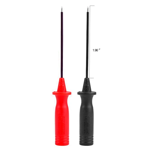 ZIBOO ZB-T14 Piercing Needle Non-Destructive Test Probe,with 4mm Banana Plug Use for Digital Multimeter, Voltmeter, Clamp Meter Test Extensions