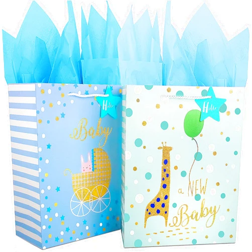 Edunass Gift Bag for Baby Boy,12.6