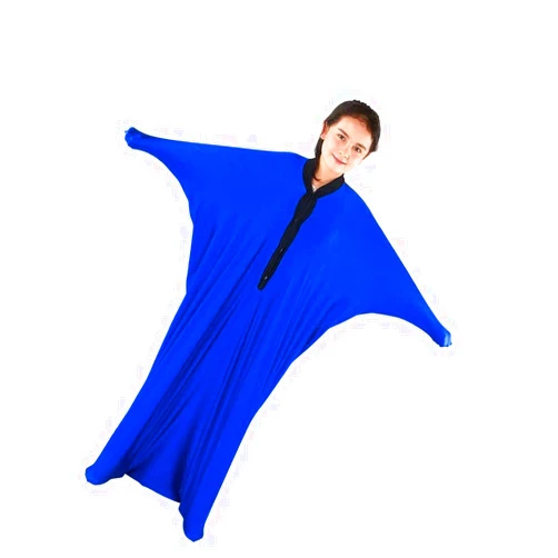 PUFFYN Sensory Socks For Kids Autism And Sensory Processing Disorders Tool Deep Pressure Sensation Movement Sensory Sock For Self-calm And Relaxation Autism Products ( Color : Blue , Size : M-119*69 cm ) M-119*69 cm Blue