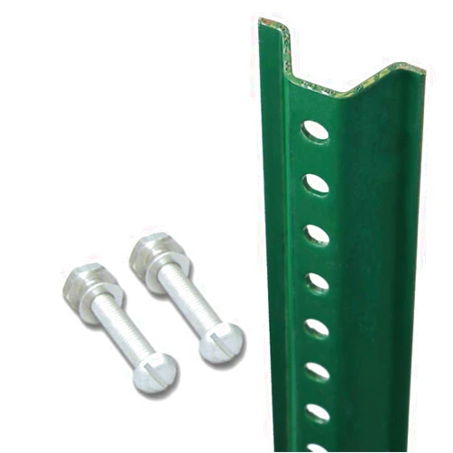 SmartSign Standard U-Channel Sign Post | 4' tall Baked Enamel Post