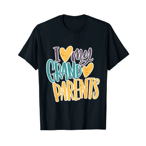 Cumilo National Grandparents Day I love my Grandparents Grandfather Grandmother Appreciation T-Shirt