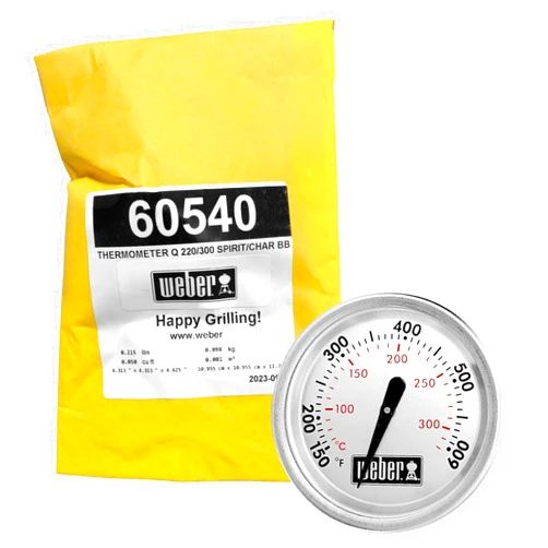 Weber 60540 Charcoal, Spirit, Q Grill Replacement Thermometer, 1-13/16