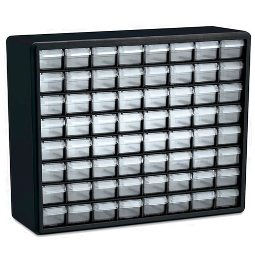 Akro-Mils Parts Storage Cabinet - 20X6.38X15.81