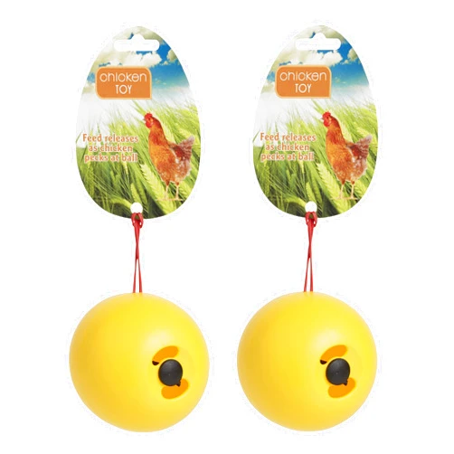 Lixit Chicken Feeder or Treats Ball Toy (2 Pack)