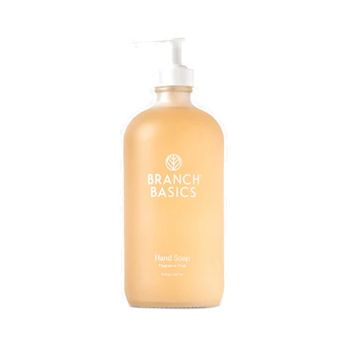 Branch Basics Gel Hand Soap – 16oz Bottle | Plant & Mineral-Based Formula with Aloe, Chamomile & Meadowfoam Oil | Nourishing, Fragrance-Free & Gentle on Sensitive Skin