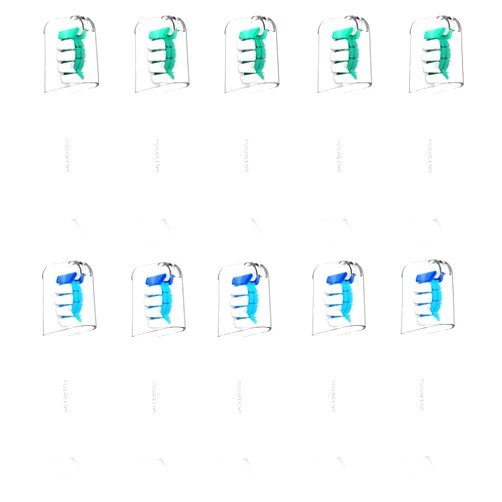 POSWEENR Replacement Toothbrush Heads for Philips Sonicare - 10 Pack Click-on Compatible Electric Brush Heads, White