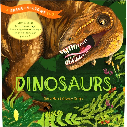 Sara Hurst,Lucy Cripps Shine-a-Light: Dinosaurs: A Shine-a-Light Book
