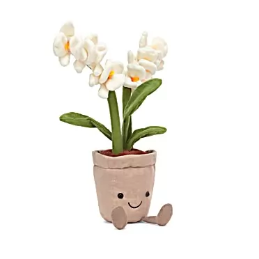 Jellycat Amuseable Cream Orchid Plush