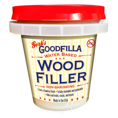 Goodfilla Water-Based Wood & Grain Filler - Maple/Beech/Pine - 8 oz By Goodfilla | Replace Every Filler & Putty | Repairs, Finishes & Patches | Paintable, Stainable, Sandable & Quick Drying