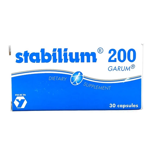 Nutricology Stabilium 200 - Natural Sleep Aids for Adults, Stress Relief Supplements, Sleep Support, Fish Oil, Vitamin A, Vitamin B6, Sleeping Pills - 30 Count