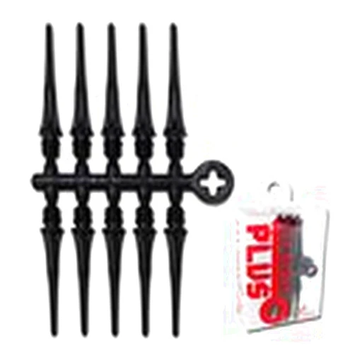 9DARTOUT NineDartOut.us New!! Fit Point Plus Soft Tip Dart Tips - 50 Count