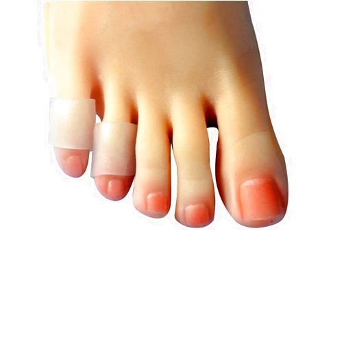 Hoogoo 10 Pack Pinky Toe Sleeves Protectors, Toe Covers, Protect Toe from Rubbing, Ingrown Toenails, Corns, Blisters, Hammer Toes and Other Painful Problems