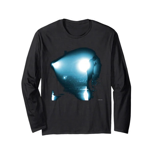 Michael Grecco Photography Frank Sinatra On Stage Silhouette by Michael Grecco Long Sleeve T-Shirt