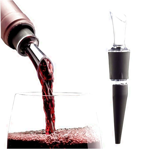 AeraWine 2-Pack Patented Bottle-top Wine Aerator and Pourer - 100% MADE IN THE USA