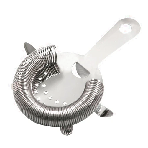 SKY FISH Hawthorne Cocktail Strainer Stainless Steel Bar Strainer Professional 4 Prong Strainer with 100 Wire Spring