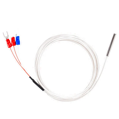 BlueStars RTD PT100 Temperature Sensor Probe - 3-Wire Digital Stainless Steel 4x30mm Temperature Sensor 2m/78.74in Long - Measure Range -50°C to 200°C - Waterproof, Oil-Proof and Anti-Corrosion