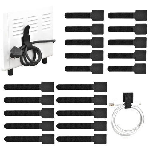 Jneoace 20 PCS Cord Organizer for Appliances, Cable Organizer Cord Holder for Small Kitchen Appliances, Kitchenaid Stand Mixer Air Fryer Coffee Maker Pressure Cooker (Black)